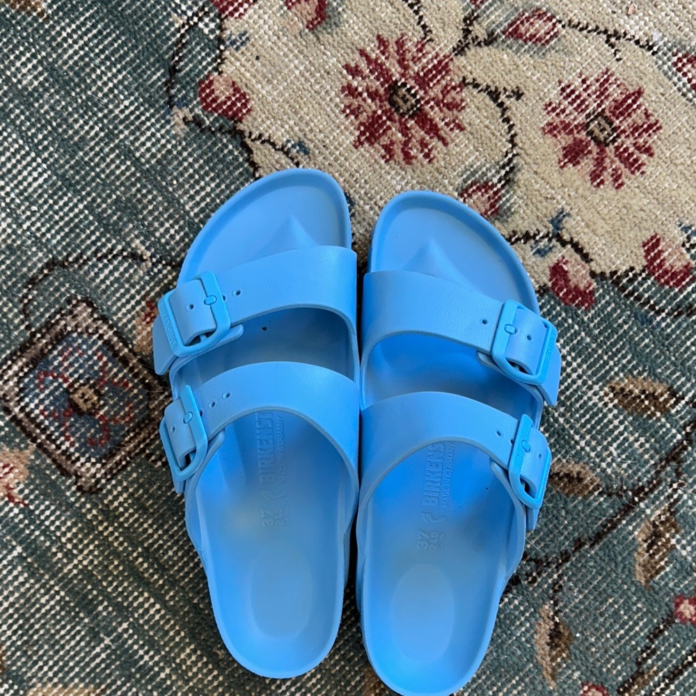 Birkenstock Arizona EVA Sandals in Bright Blue